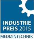 Logo « Prix de l'industrie Technologie médicale 2015 »
